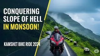 Slope of Hell Kamshet Mountain In monsoons 2024 | #offroad #slopeofhell #apache #bikeride #nature
