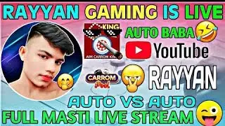 Rayyan Gaming 2.0 is live! Carrom pool Online Singapore freestyle 🔥 Game plya Live Stream 😍