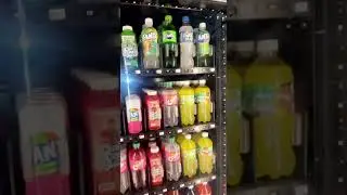 First exotic soda vending machine in a mall