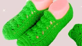 جوارب كروشيه بناتي بتصميم جميل وسهل | Easy Crochet Socks for Beginners