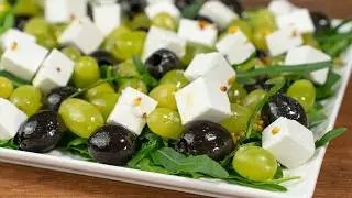 Салат, который всегда пользуется успехом! 🍇🫒 Простой и вкусный