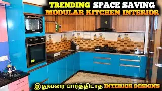 உங்கள் கிச்சன் அட்டகாசமாய் மாறும்🔥 | LUCKY MODULAR KITCHEN INTERIOR🤯 | Explorer Chellam