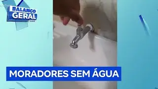 Moradores reclamam de falta de água após Sabesp reduzir pressão no período noturno