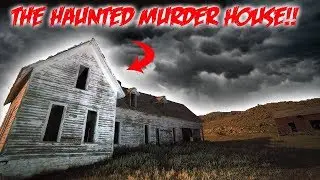 THE HAUNTED MURDER HOUSE! FOUND BLOOD EVERYWHERE