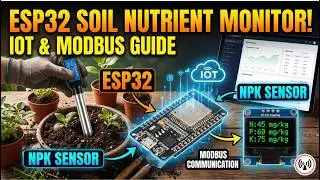 IoT Based Soil Nutrient Monitoring with ESP32 Using NPK Sensor and Modbus Communication