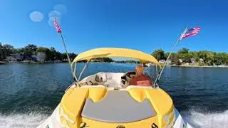 Crooked and Big Crooked Lakes, Sister Lakes, MI 9/15/2025 . 360&deg; Video. Insta360 x5. Sea Doo 4Tec 4k