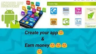 How to make an android app / Earn money by making your own app