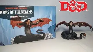 D&D Icons of the Reamls Archdevil Geryon Prepainted Miniature Review!