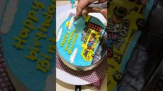 Menghias kue ulang tahun tema sound horeg😚 kali ini adek minta brewog audio 🥶 #shorts