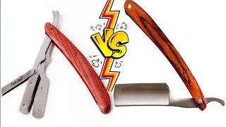 Straight Razor Vs Shavette Razor Which is the Best #straight #razor #vs #shavette #comparison #fyp 