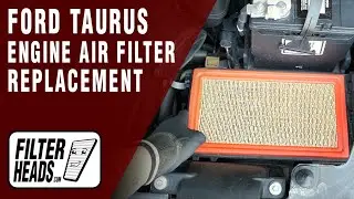 How to Replace Engine Air Filter 2016 Ford Taurus V6 3.5L | TA25699, AF2884