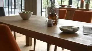 Rustic Wooden Dining Table Set | Santorini by Habufa&nbsp;| Furniture Village