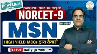 NORCET-9 MSN Most Important MCQs | SGPGI | KGMU | Power Up Session By Ram Sir #102  | Z to F Nursing