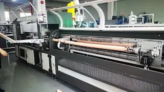 Ø38mm Hot Glue Winding Machine Testing for EGYPT Customer