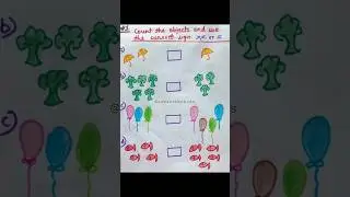 Easy DIY worksheets on Number Comparison             #sudarshankids #ytshorts #maths#worksheets