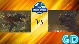 Jurassic World Alive - Spinotahraptor vs Allosinosaurus