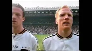 Germany & Italy national anthem in the Euro 96