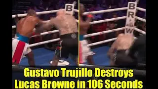 Gustavo Trujillo Destroys Lucas Browne in 106 Seconds | The Mike Tyson of Bare-Knuckle Boxing