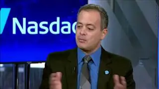 Jonathan Frutkin at Nasdaq MarketSite talking about Cryptocurrency