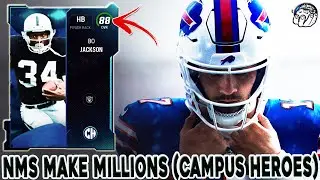 NMS MAKE MILLIONS OF COINS IN MADDEN 24 DOING THIS! EASY & FAST CAMPUS HEROES METHOD | #MADDEN 24