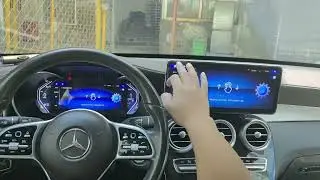 Mercedes-Benz GLC/C-Class features a dual-screen system with integrated digital instrument cluster