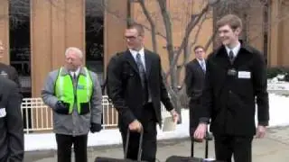 Elder Carey's MTC drop off