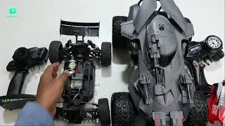 Batman Batmobile RC Car Vs Bonzai 141600 RC Car   Chatpat toy tv