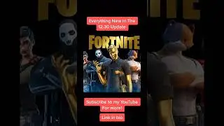 What's new in fortnite 12.30 update! #foryou
