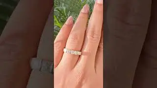 Timeless Princess Diamond Wedding Band &mdash; Clean Lines, Brilliant Shine