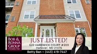 Just Listed! 1622 Hardwick Court #203, Hanover, MD 21076