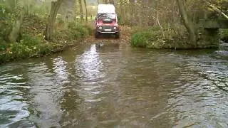 allradfun tagestour ardennen 08.11.2009 wasserdurchfahrt 3