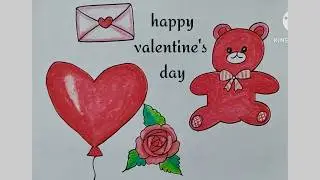 Valentine's day special drawing ❤️ || Easy drawing for Valentine's day