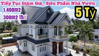 Tập 2465❤️( Đã bán ) . Siêu phẩm Nhà vườn 1.400m2 có 300m2 thổ giá 5tỷ.Long Vĩnh,GCT,Tiền Giang