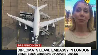 Diplomats leave embassy in London; Envoys expelled over nerve toxin attack in Salisbury