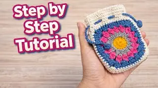 AirPod pouch tutorial | Beginner Friendly | Easy Project |  #airpod #crochet #pouch h
