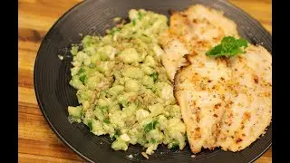 Keto Tilapia and Cauliflower Salad - healthy recipe channel - keto recipe - dinner nutrition - keto