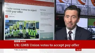 Reporter cut off as the World feed opts back in on BBC News