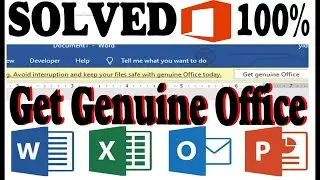 Get Genuine Office warning Fixed! 2022