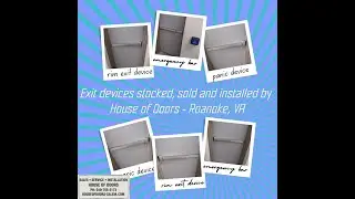 Exit devices by House of Doors - Roanoke, VA