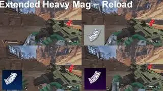 APEX Legends Hemlok Burst AR　Attachments comparison