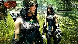 Skyrim Special Edition LIVE - Dawnguard DLC Pt1 - Legendary Armors Deserter X + Warren The Werebear