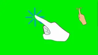 Latest Free HD hand click effect green screen with sound  click sound with mouse hand green screen