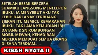 SETELAH DICERAIKAN SUAMI MENELFON IBUKU UNTUK SEGERA MENJEMPUTKU - SAAT IBUKU DATANG DIA SYOK KARENA