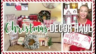 HUGE CHRISTMAS DECOR HAUL 2018 | TARGET, KIRKLANDS, WALMART, & HOBBY LOBBY