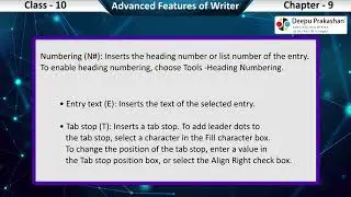 Chapter-9 Advanced Features of Writer