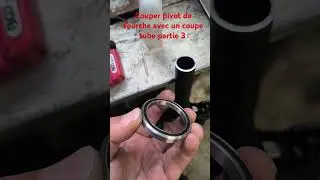 Couper pivot de fourche avec un coupe tube partie 3 #mtb