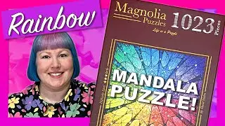 Rainbow Mandala of Life puzzle | Magnolia Puzzles