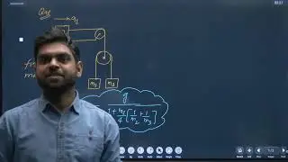 Pulley Block System Made Easy 🔥| Constraint Relation vs Mass Equivalent Method| Vijay Sir NIT Bhopal