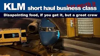 KLM Business Class reviewed, Flying on a Boeing 737-800
