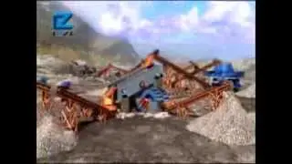 LZZG stone crushing line ---jaw crusher, feeder,belt conveyor,vertical crusher
